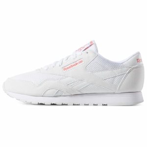 Adidasy Damskie Reebok Classic Nylon TXT Białe/Niebieskie/Czerwone PL 29QRIWC